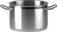 CASSERUOLA ALTA ACCIAIO 2 MANICI diametro 36 cm, altezza 22 cm, capacità 22,5 lt